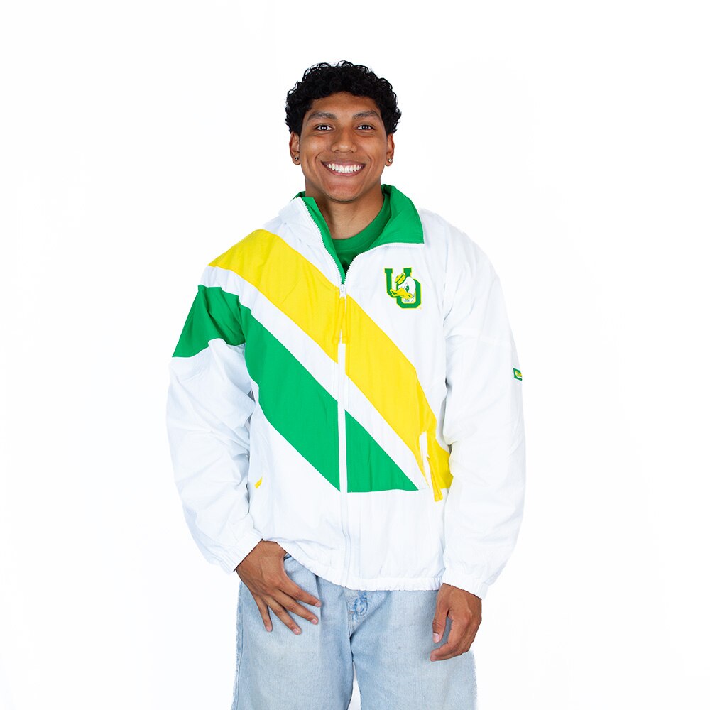 Black Columbia Flanker IV Polar Fleece 24 Yellow Oregon Ducks Full